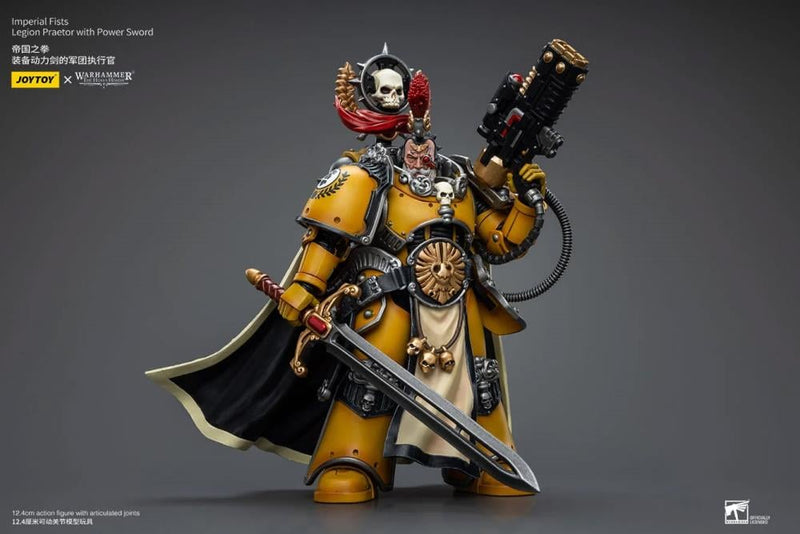Warhammer 40K - The Horus Heresy - Imperial Fists  -  Legion Praetor with Power Sword - Collectables > Action Figures > toys -  Joy Toy