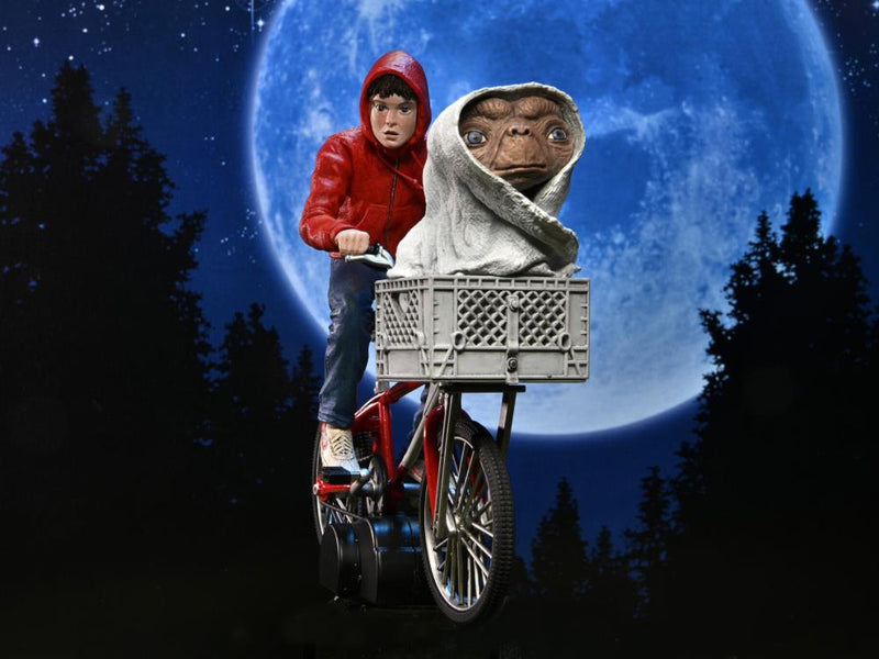 E.T. 40th Anniversary Elliot & E.T. on Bicycle 7" Scale Figure - Collectables > Action Figures > toys -  Neca
