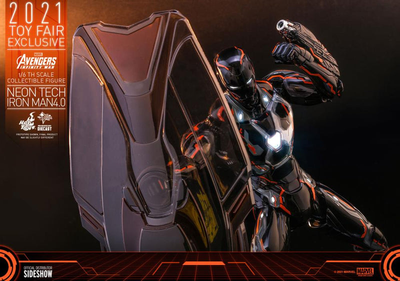 Avengers: Infinity War MMS597D39 Neon Tech Iron Man 4.0 1/6th Scale - Exclusive - Collectables > Action Figures > toys -  Hot Toys