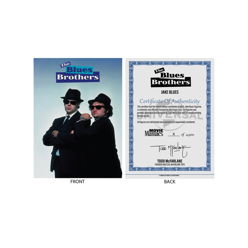 Jake & Elwood (Movie Maniacs: The Blues Brothers) 6" Posed Figures 2-Pack Gold Label - Exclusive - Collectables > Action Figures > toys -  McFarlane Toys