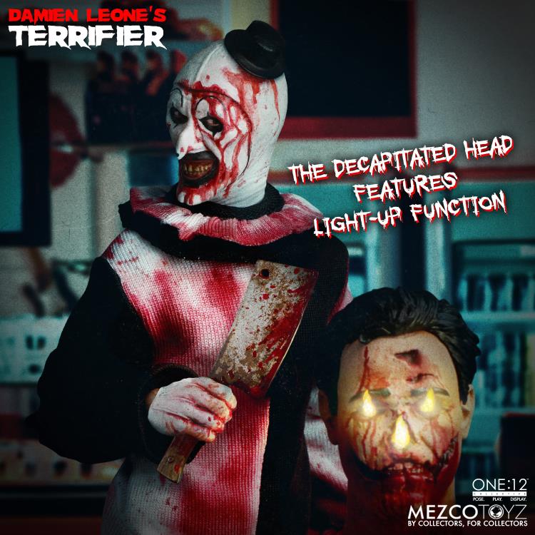 Terrifier One:12 Collective Art the Clown (Deluxe Edition) Action Figure (preorder June 2025) - Collectables > Action Figures > toys -  MEZCO TOYS