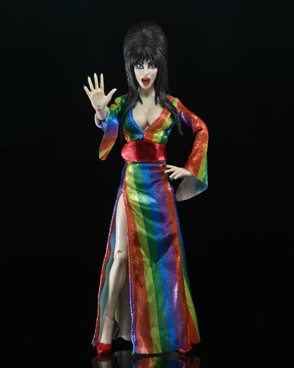 Elvira, Mistress of the Dark Elvira (Over the Rainbow Ver.) Clothed (preorder Q3) - Collectables > Action Figures > toys -  Neca
