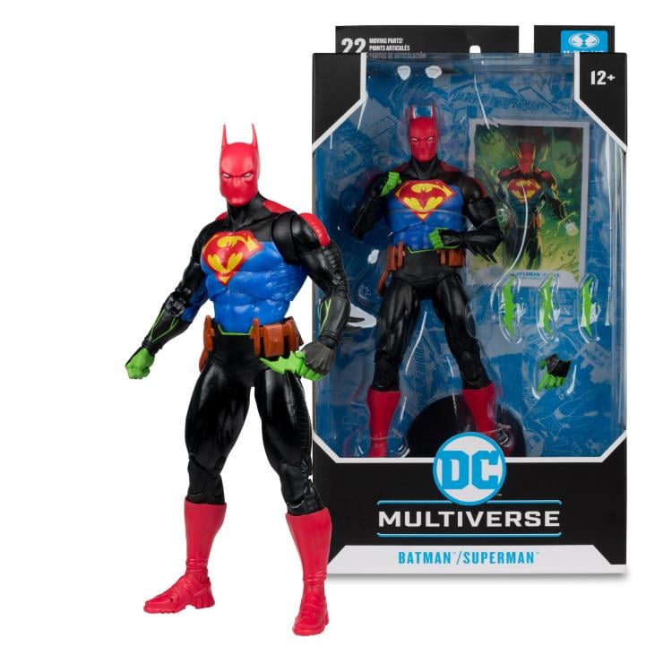 Batman/Superman: World's Finest DC Multiverse Batman/Superman Fusion -  -  McFarlane Toys