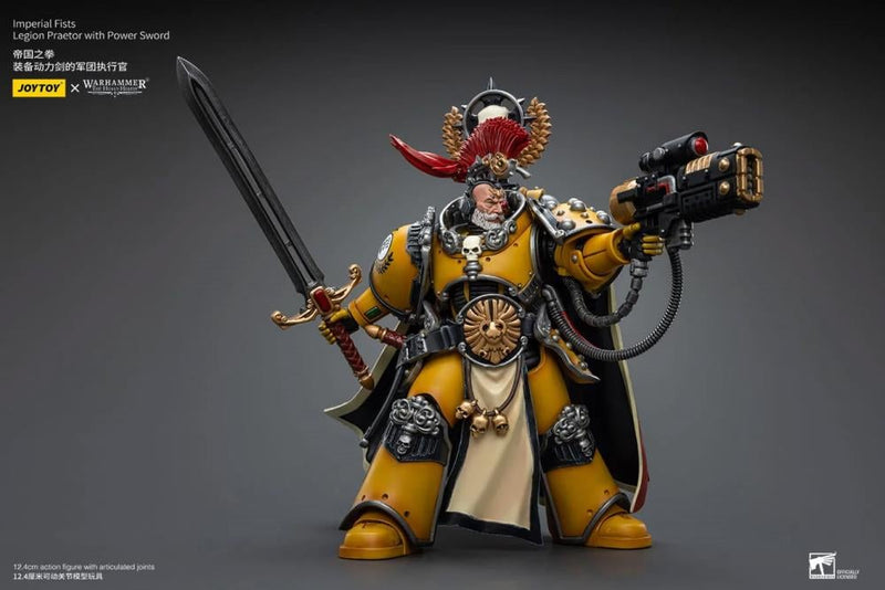 Warhammer 40K - The Horus Heresy - Imperial Fists  -  Legion Praetor with Power Sword - Collectables > Action Figures > toys -  Joy Toy