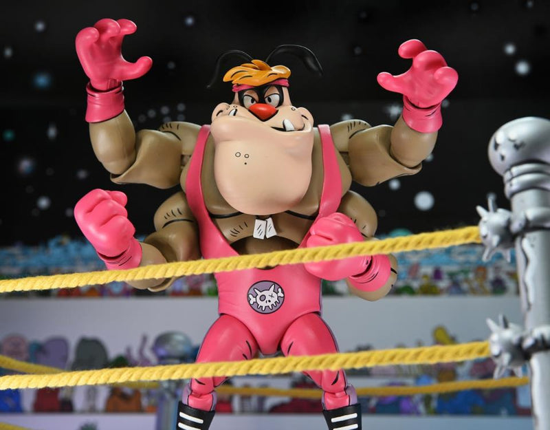Teenage Mutant Ninja Turtles Adventures Stump Wrestling Cryin' Houn' (Archie Comics) - Action figure -  Neca