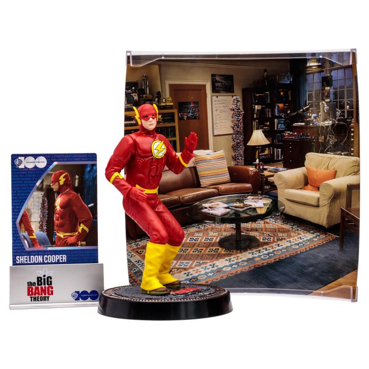 The Big Bang Theory Movie Maniacs WB 100 Sheldon Cooper 6" Limited Edition Figure - statue -  McFarlane Toys