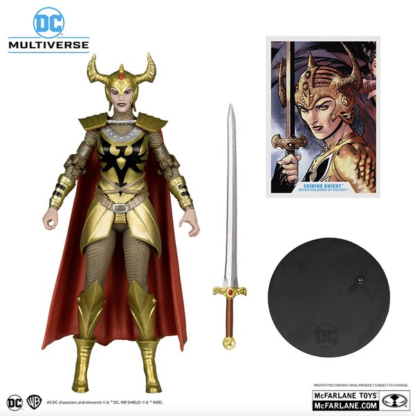 DC Multiverse SHINING KNIGHT (SEVEN SOLDIERS OF VICTORY) - Chase / Platinum - Collectables > Action Figures > toys -  McFarlane Toys