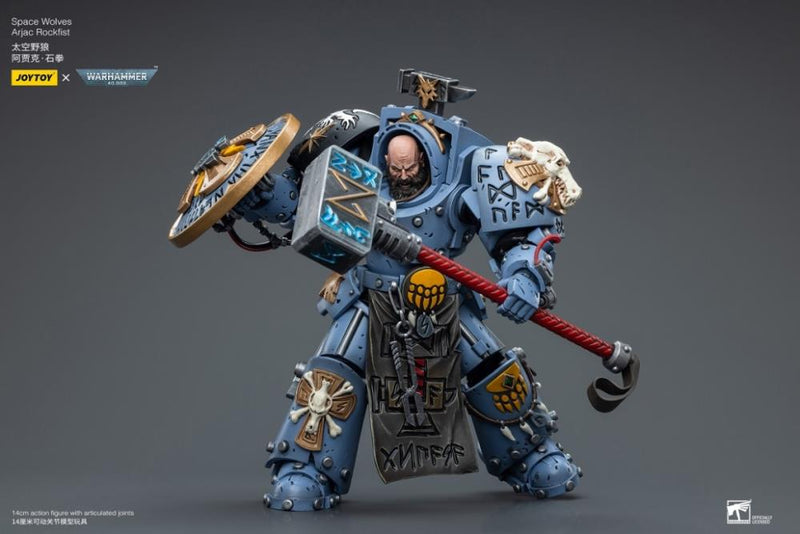 Warhammer 40K - Space Wolves - Arjac Rockfist - Collectables > Action Figures > toys -  Joy Toy