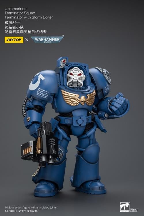 Warhammer 40K - Ultramarines - Terminator Squad Terminator with Storm Bolter - Collectables > Action Figures > toys -  Joy Toy