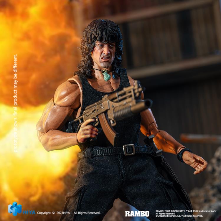 Rambo III Exquisite Super Series John Rambo 1/12 Scale Action Figure - Collectables > Action Figures > toys -  HIYA TOYS