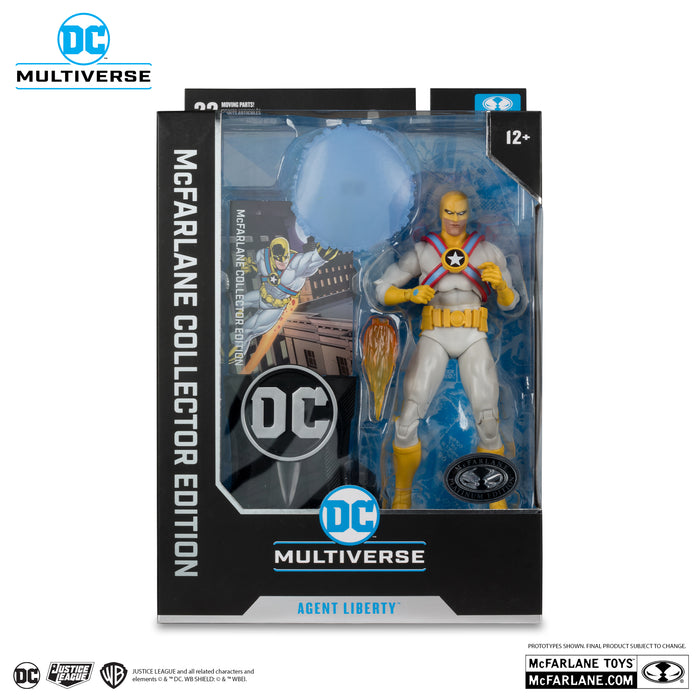 DC Multiverse Agent Liberty (Panic in The Sky) Collector Edition #17 - Chase / Platinum