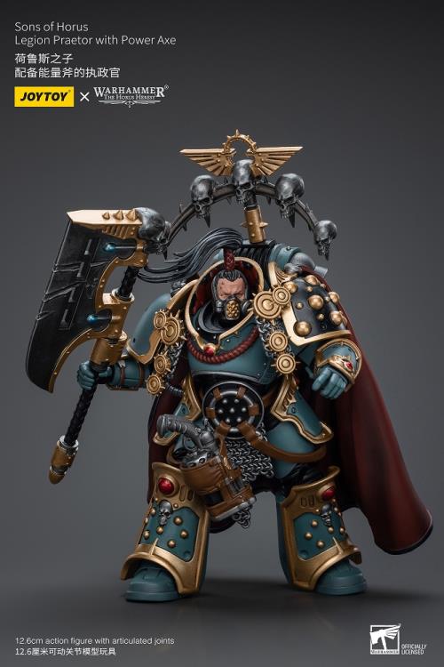 Warhammer 40K - The Horus Heresy - Sons of Horus  - Praetor with Power Axe - Collectables > Action Figures > toys -  Joy Toy