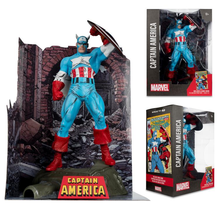 Marvel Comics Captain America (The Amazing Spider-Man #323) 1/6 Scale - Statue - Collectables > Action Figures > toys -  McFarlane Toys