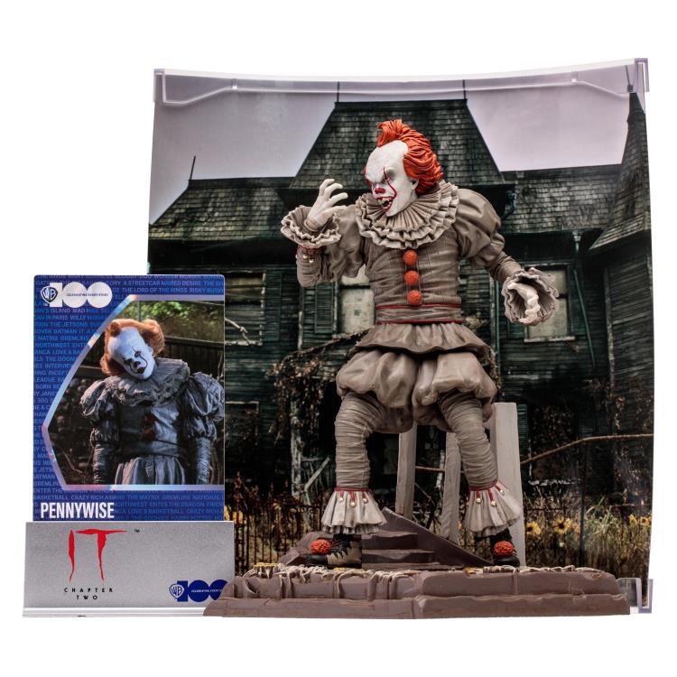 IT Chapter Two Movie Maniacs WB 100 Pennywise 6" Limited Edition Figure - statue -  McFarlane Toys
