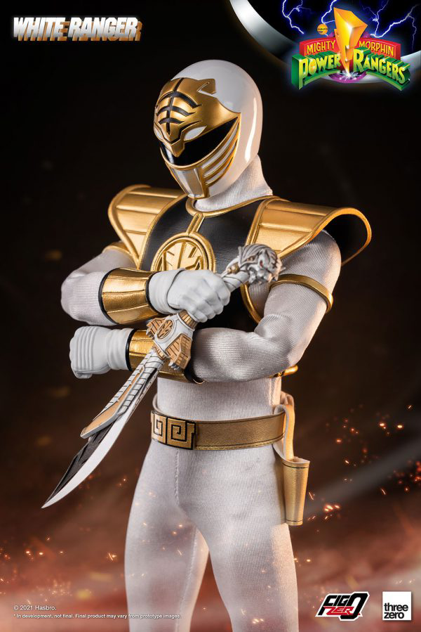 Three Zero Mighty Morphin Power Rangers - FigZero 1/6 White Ranger (preorder) - Collectables > Action Figures > toys -  ThreeZero