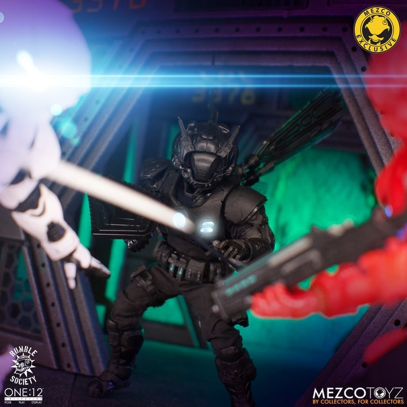 Rumble Society - ONE:12 COLLECTIVE - KRIG-13 ERADICATOR HORNET - Exclusive (preorder June 2024) - Collectables > Action Figures > toys -  MEZCO TOYS