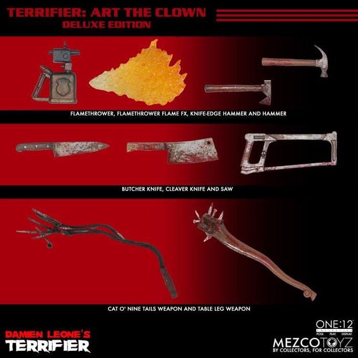 Terrifier One:12 Collective Art the Clown (Deluxe Edition) Action Figure (preorder June 2025)