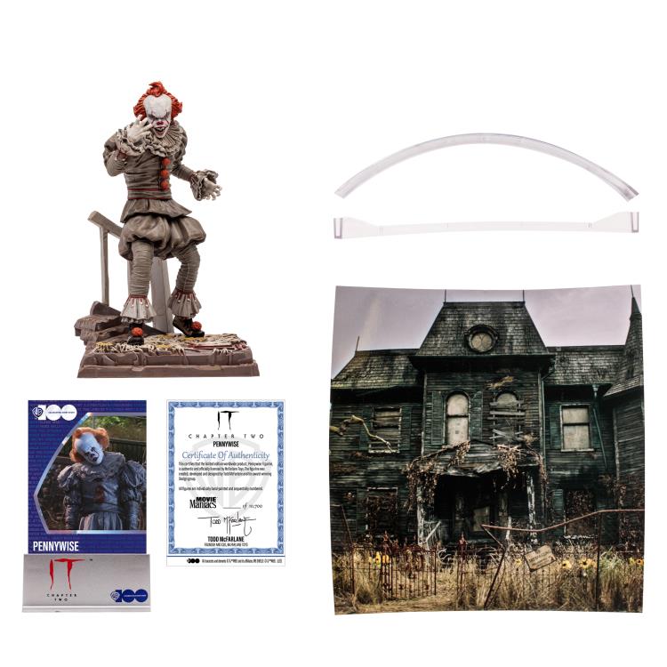 IT Chapter Two Movie Maniacs WB 100 Pennywise 6" Limited Edition Figure - statue -  McFarlane Toys