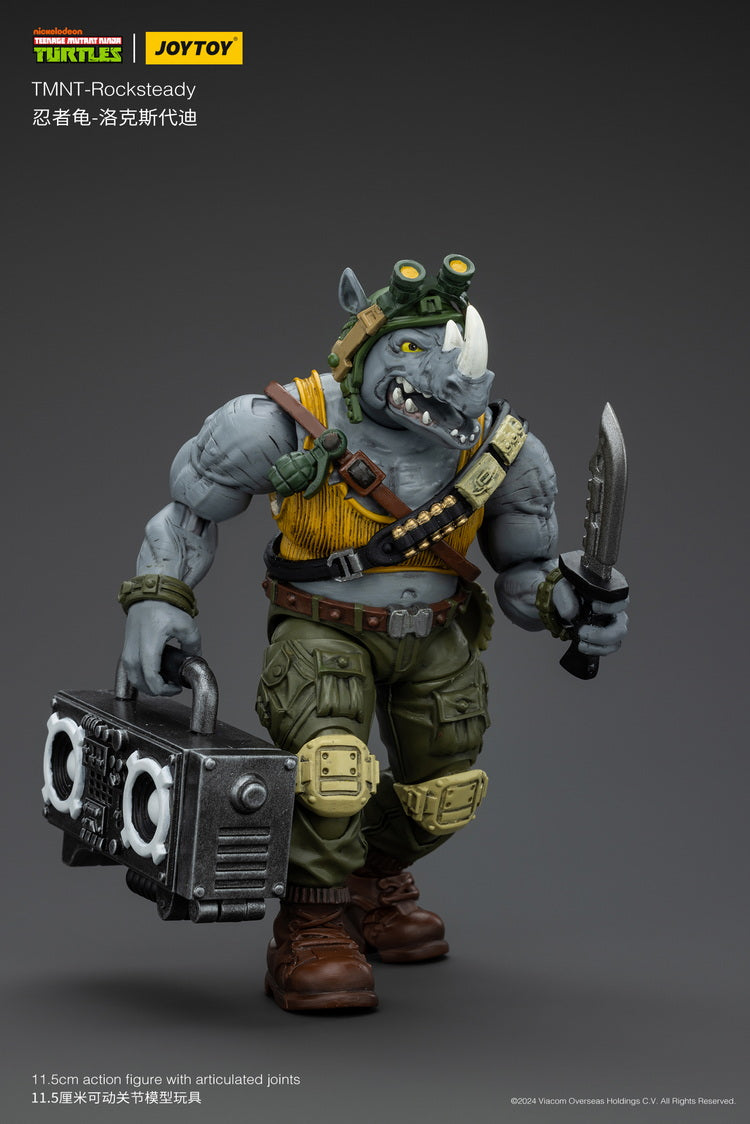 TMNT - 1/18 Scale Teenage Mutant Ninja Turtles - Rocksteady - Collectables > Action Figures > toys -  Joy Toy