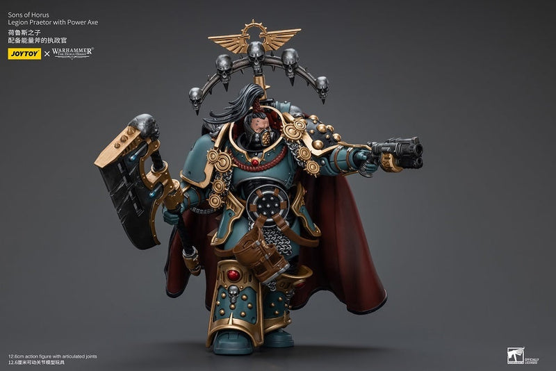 Warhammer 40K - The Horus Heresy - Sons of Horus  - Praetor with Power Axe - Collectables > Action Figures > toys -  Joy Toy