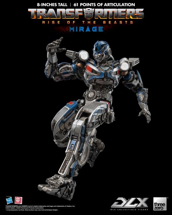 Transformers: Rise of the Beasts DLX Scale Collectible Series Mirage (preorder Q2 2025) - Collectables > Action Figures > toys -  ThreeZero