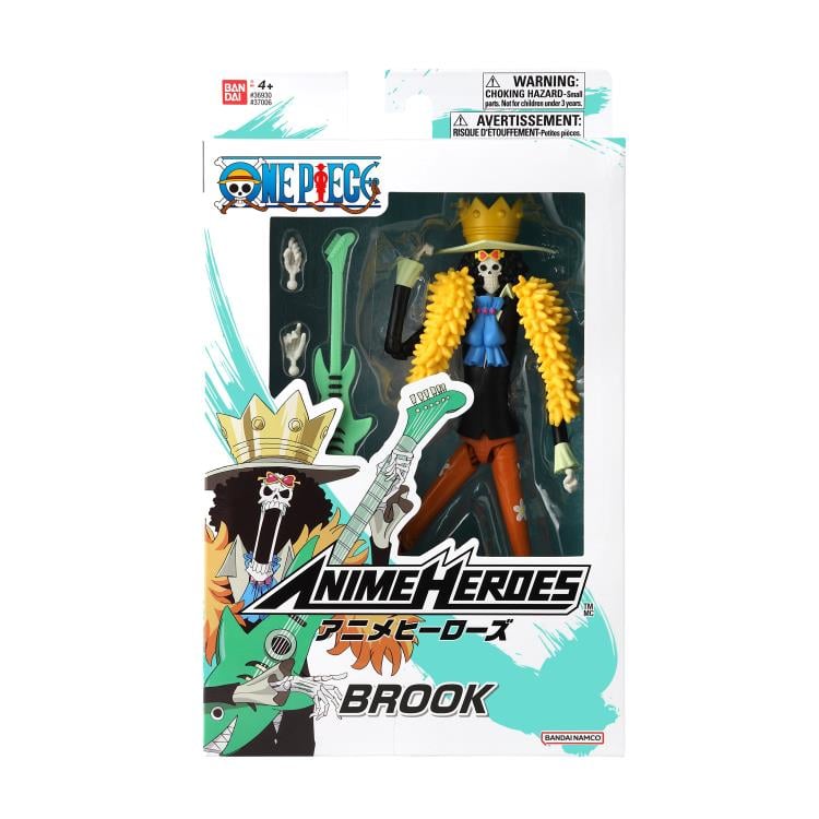 One Piece Anime Heroes - Brook - Collectables > Action Figures > toys -  Bandai