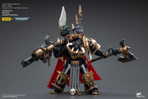Warhammer 40K - Chaos Space Marines - Black Legion - Chaos Lord in Terminator Armor - Collectables > Action Figures > toys -  Joy Toy