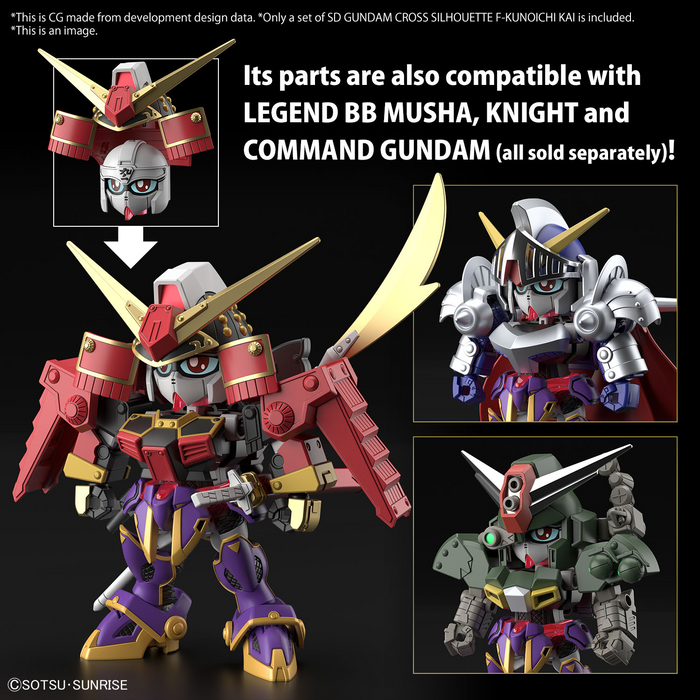 SD Gundam Cross Silhouette F-Kunoichi Kai (Gundam Build Metaverse) - Model Kit > Collectable > Gunpla > Hobby -  Bandai