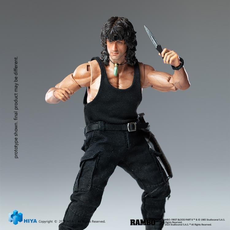 Rambo Trilogy フィギュアセット 3体 Rambo III Exquisite Super Series John Rambo 1/12 Scale Action