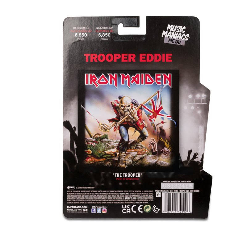 Trooper Eddie from Iron Maiden (Music Maniacs: Metal) 6" Figure - Collectables > Action Figures > toys -  McFarlane Toys