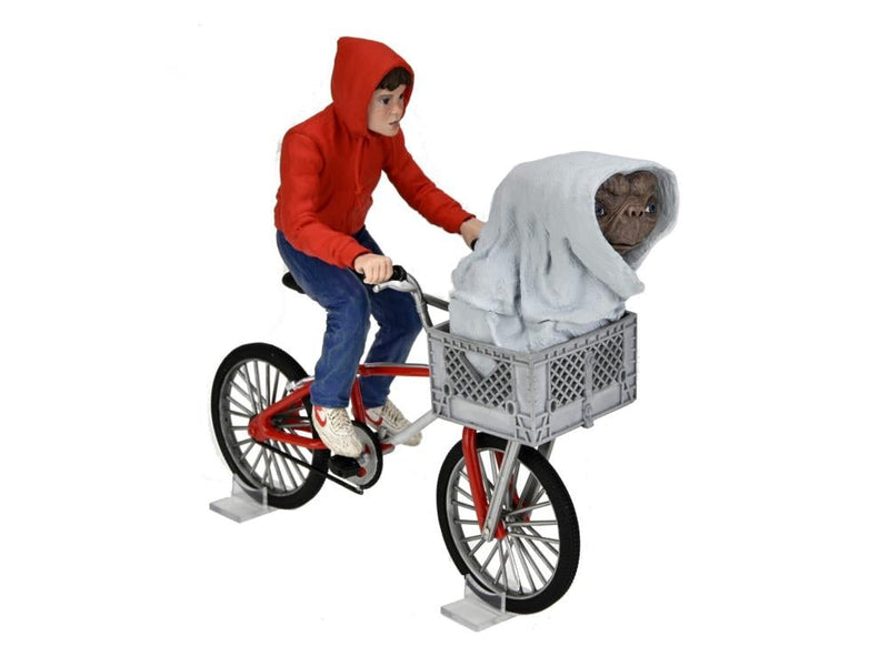E.T. 40th Anniversary Elliot & E.T. on Bicycle 7" Scale Figure - Collectables > Action Figures > toys -  Neca
