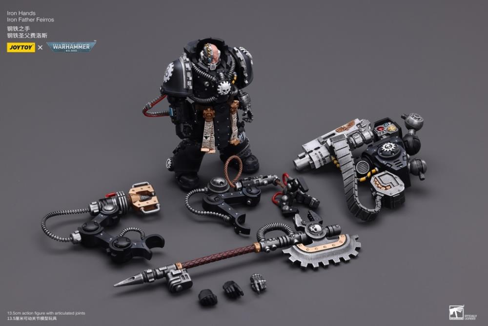 Warhammer 40K - Iron Hands - Iron Father Feirros — Toy Snowman