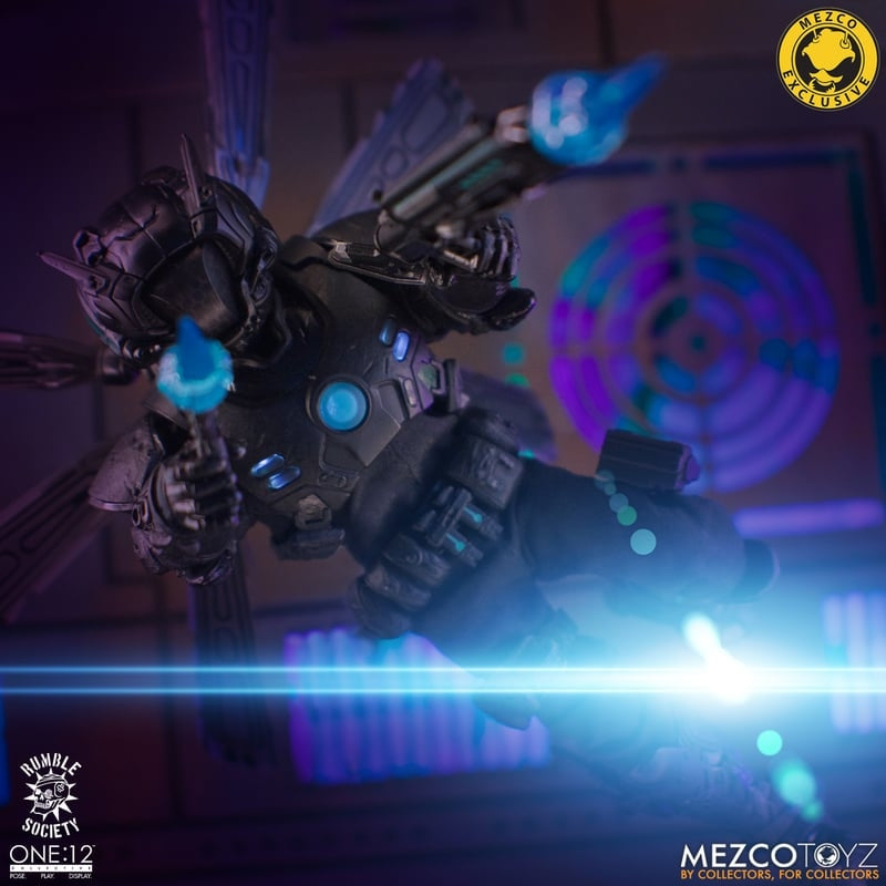 Rumble Society - ONE:12 COLLECTIVE - KRIG-13 ERADICATOR HORNET - Exclusive (preorder June 2024) - Collectables > Action Figures > toys -  MEZCO TOYS