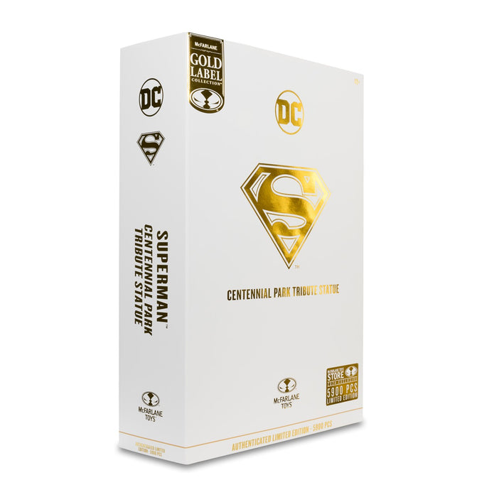 DC Multiverse SDCC Exclusive Gold Label Superman (Centennial Park Tribute)