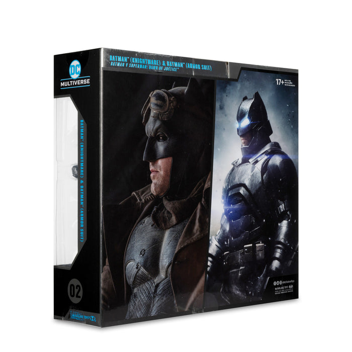 Batman Knightmare & Batman Armor Suit (Batman v Superman: Dawn of Justice) 2-Pack Gold Label  (preorder January )