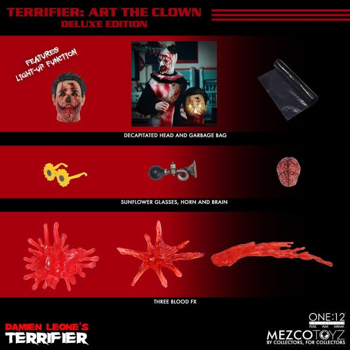 Terrifier One:12 Collective Art the Clown (Deluxe Edition) Action Figure (preorder June 2025)