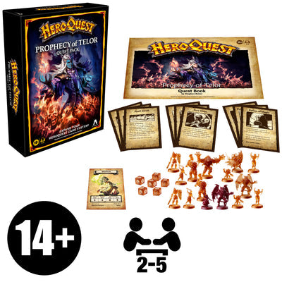 HeroQuest Prophecy of Telor Quest Pack (preorder Q1) - Board Game -  Hasbro