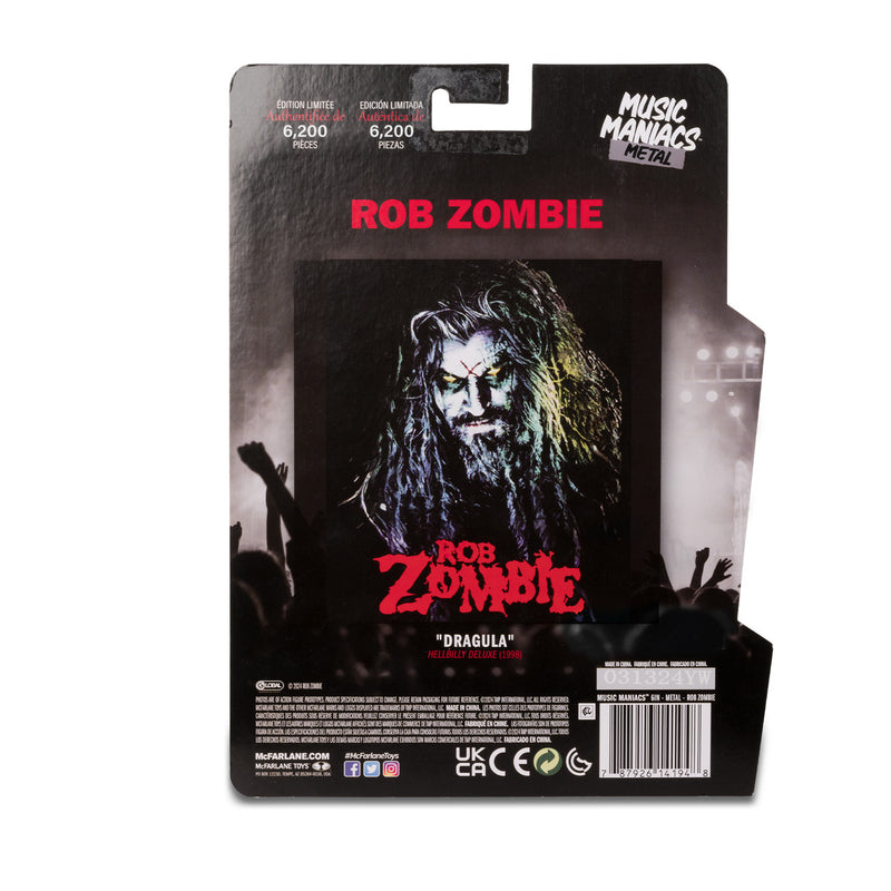Rob Zombie (Music Maniacs: Metal) 6" Figure - Collectables > Action Figures > toys -  McFarlane Toys