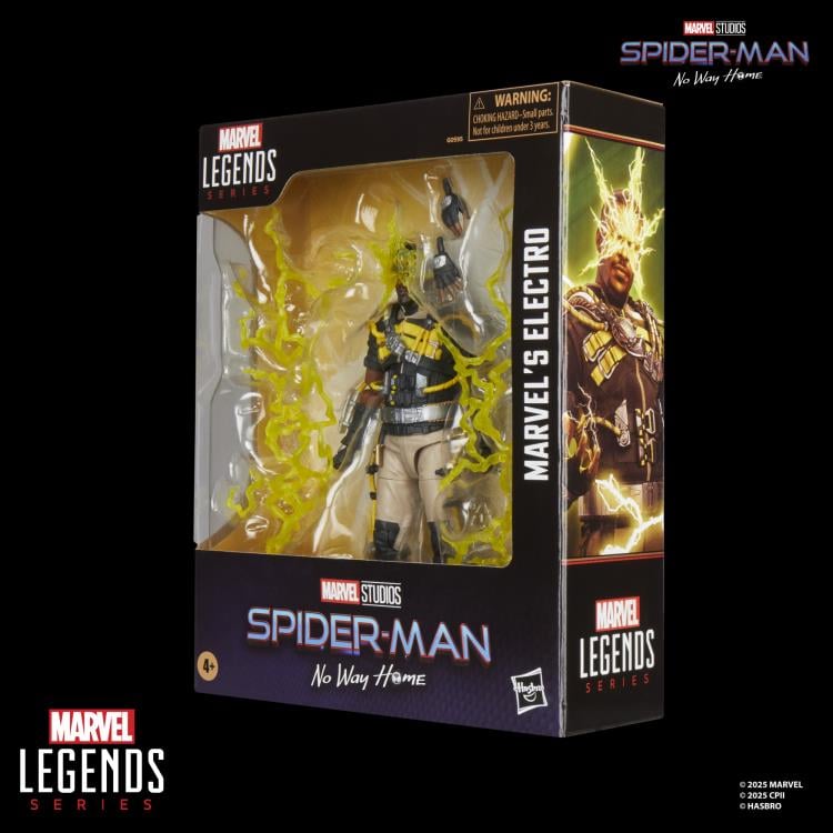Spider-Man: No Way Home Marvel Legends Electro Deluxe - Collectables > Action Figures > toys -  Hasbro