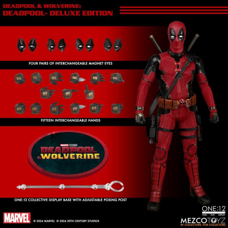 Deadpool & Wolverine One:12 Collective Deadpool (Deluxe Edition) (preorder Q3 2025) - Collectables > Action Figures > toys -  MEZCO TOYS