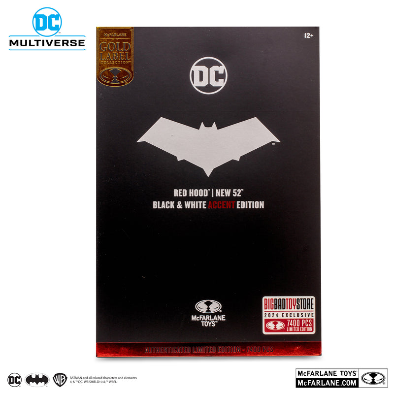 RED HOOD (NEW 52) BLACK & WHITE ACCENT EDITION GOLD LABEL (preorder) - Collectables > Action Figures > toys -  McFarlane Toys