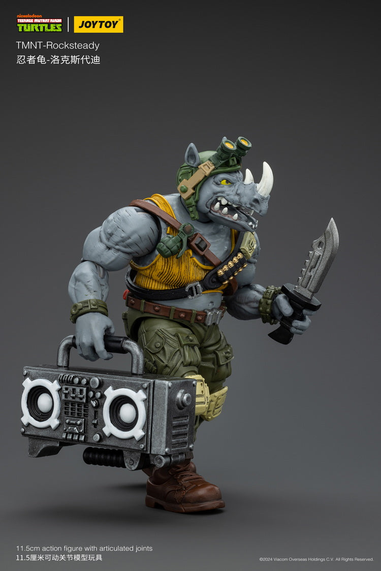 TMNT - 1/18 Scale Teenage Mutant Ninja Turtles - Rocksteady - Collectables > Action Figures > toys -  Joy Toy