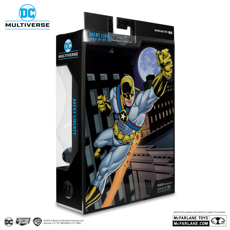 DC Multiverse Agent Liberty (Panic in The Sky) Collector Edition #17 - Chase / Platinum - Action figure -  McFarlane Toys