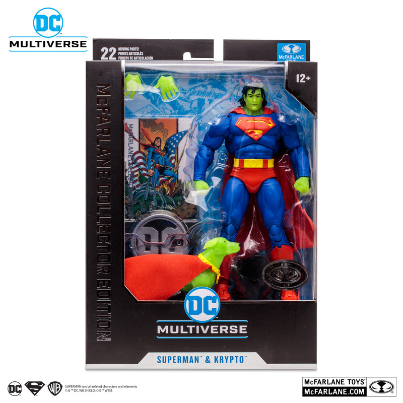 Collector Edition #9 - Superman & Krypto - Return of Superman - Chase / platinum - Collectables > Action Figures > toys -  McFarlane Toys