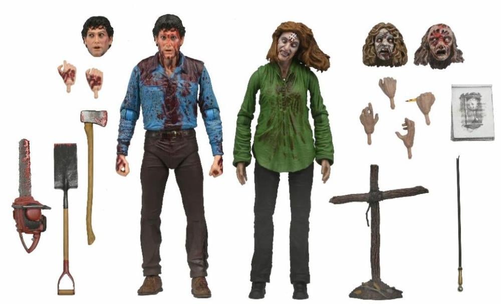 Evil Dead Ultimate Bloody Ash & Cheryl Williams Action Figure Two-Pack (preorder Q4)