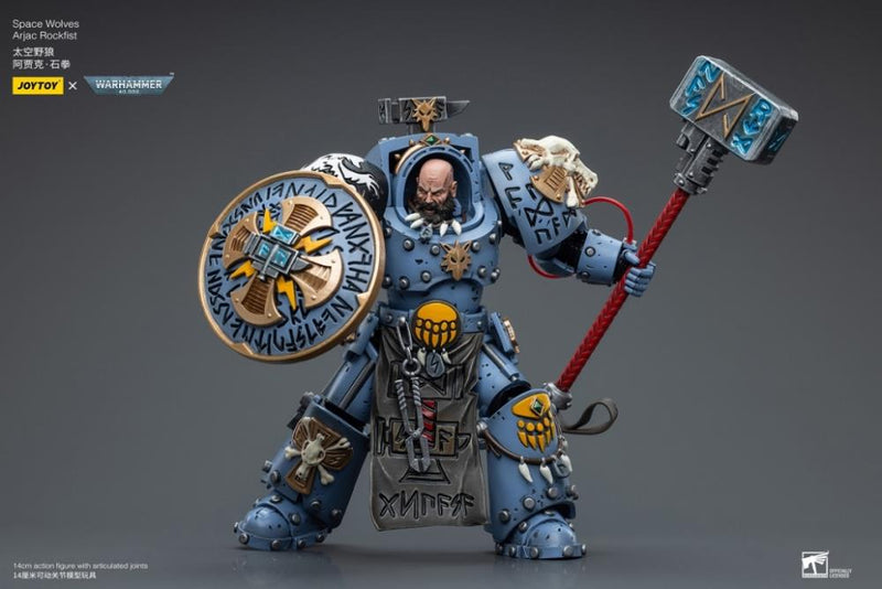Warhammer 40K - Space Wolves - Arjac Rockfist - Collectables > Action Figures > toys -  Joy Toy