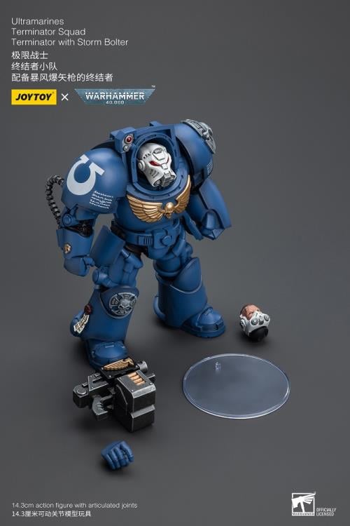 Warhammer 40K - Ultramarines - Terminator Squad Terminator with Storm Bolter - Collectables > Action Figures > toys -  Joy Toy