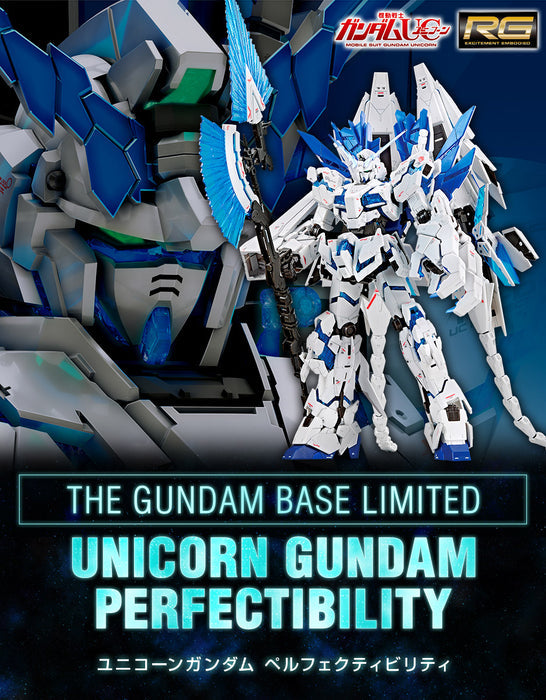 RG The Gundam Base Limited Unicorn Gundam Perfectibility 1/144 - Model Kit > Collectable > Gunpla > Hobby -  Bandai