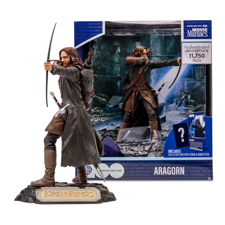 The Lord of the Rings: The Fellowship of the Ring Movie Maniacs WB 100 Aragorn 6" Limited Edition Figure -  -  McFarlane Toys