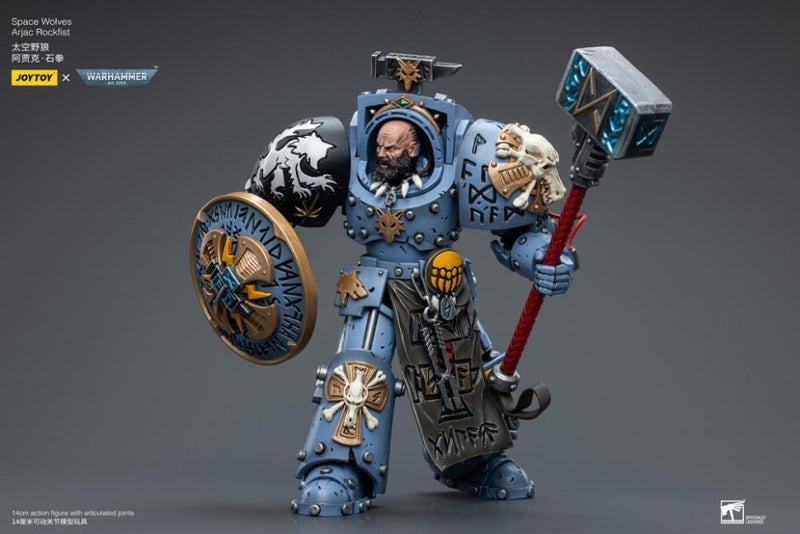 Warhammer 40K - Space Wolves - Arjac Rockfist - Collectables > Action Figures > toys -  Joy Toy